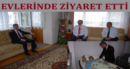 Evlerinde ziyaret etti