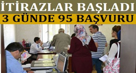 İtirazlar başladı
