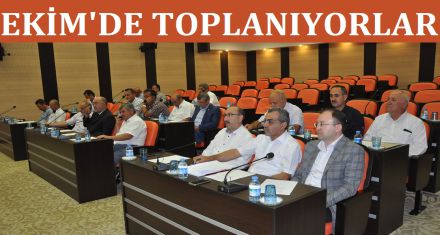 Ekim de toplanıyorlar 