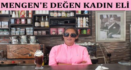 Mengen e değen kadın eli