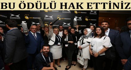 Bu ödülü hak ettiniz