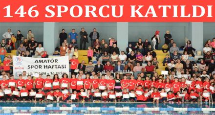 146 sporcu katıldı