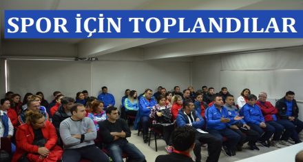 Spor için toplandılar 