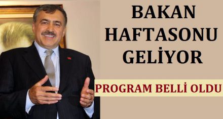 BAKAN HAFTASONU GELİYOR