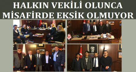 HALKIN VEKİLİ OLUNCA MİSAFİRDE EKSİK OLMUYOR