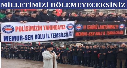 MİLLETİMİZİ BÖLEMEYECEKSİNİZ