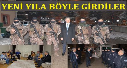 YENİ YILA BÖYLE GİRDİLER