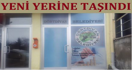 Yeni yerine taşındı 
