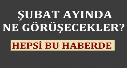 ŞUBAT AYINDA NE YAPACAKLAR!