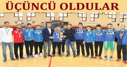 Üçüncü oldular 
