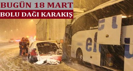 BOLU DAĞI FELÇ OLDU 