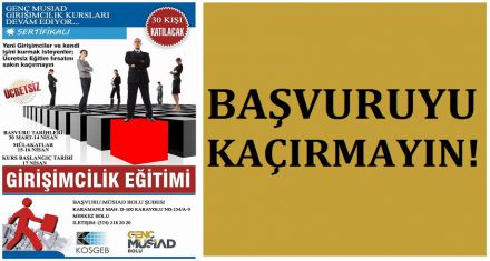 BAŞVURUYU KAÇIRMAYIN