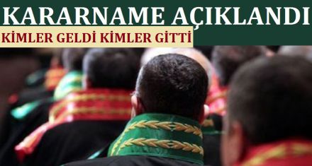 Kararname açıklandı