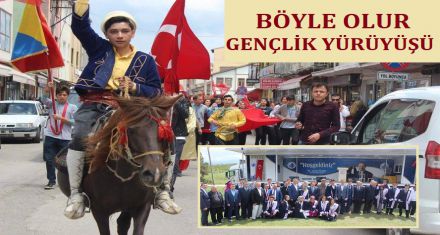 Gençlik yürüyüşü böyle olur