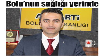 Bolu'nun sağlığı yerinde 