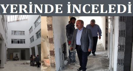 Yerinde İnceledi