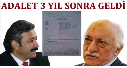 ADALET 3 YIL SONRA GELDİ