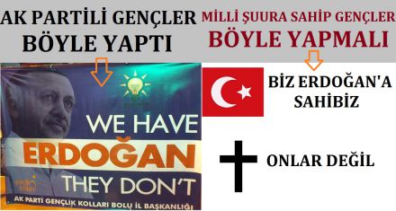 MİLLİ VE İSLAM ŞUURUNA SAHİP GENÇLER BÖYLE YAPMAZ