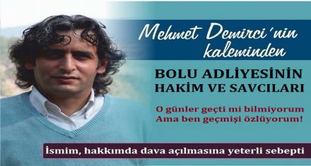 BOLU ADLİYESİNİN HAKİM VE SAVCILARI 