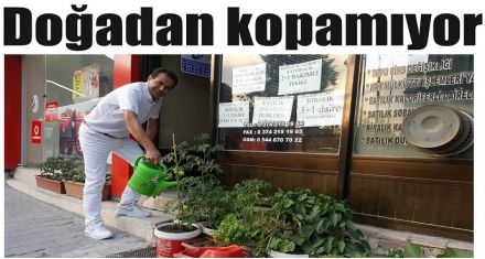 Doğadan kopamıyor