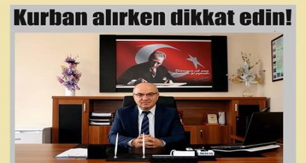 Kurban alırken dikkat edin! 
