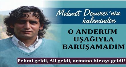 O ANDERUN UŞAĞIYLA BARUŞAMADUM!
