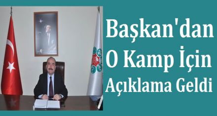 BAŞKAN BULUT'TAN AÇIKLAMA GELDİ 