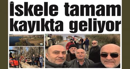 İskele tamam kayıkta geliyor