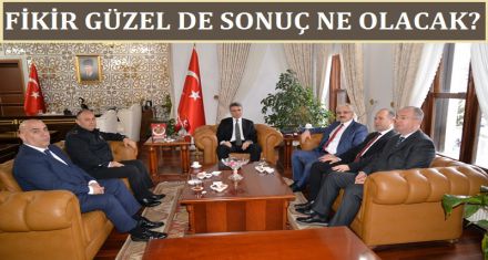 FİKİR GÜZEL DE SONUÇ NE OLACAK? 