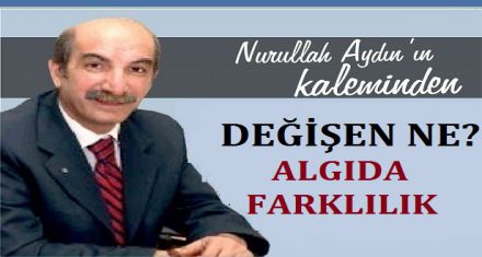 DEĞİŞEN NE? ALGIDA FARKLILIK