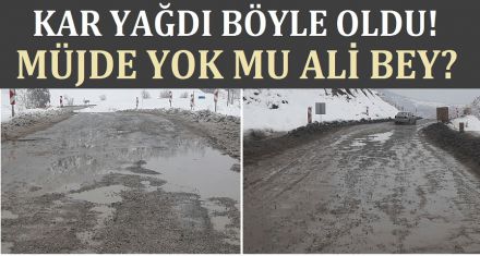 KAR YAĞDI BÖYLE OLDU!