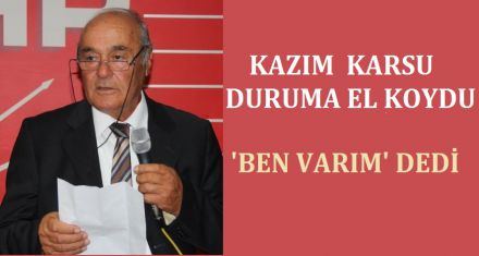 KARSU DURUMA EL KOYDU