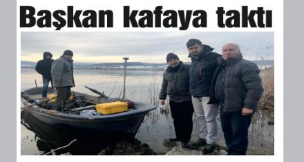Başkan kafaya taktı 