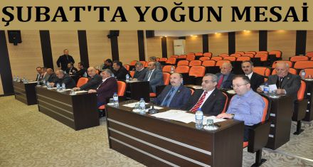 Şubat'ta yoğun mesai