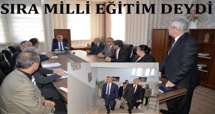 SIRA MİLLİ EĞİTİM'DEYDİ 