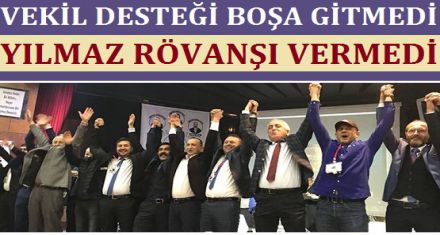 ERCOŞKUN VE GAYRET'İN DESTEĞİ YILMAZ RÖVANŞI VERMEDİ 