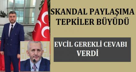 SKANDAL PAYLAŞIMA BÜYÜK TEPKİ 