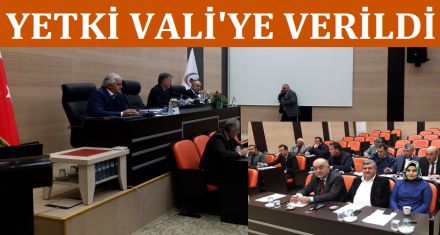 YETKİ VALİ BARUŞ'UN 