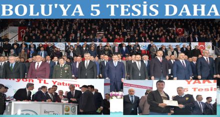 236 MİLYONLUK TESİSLERİN TEMELİ ATILDI 