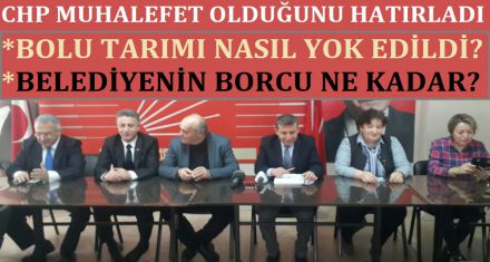 CHP KENDİNE GELMEYE BAŞLADI 