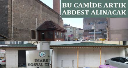 Bu Camide Artık abdest alınacak 