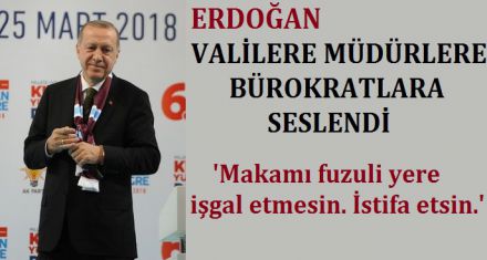 YETERSİZ KALIYORLARSA İSTİFA ETSİNLER