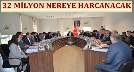 32 MİLYON NEREYE HARCANACAK!
