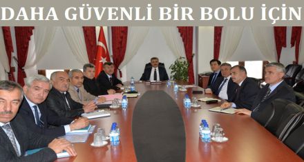 DAHA GÜVENLİ BİR BOLU İÇİN TOPLANDILAR 