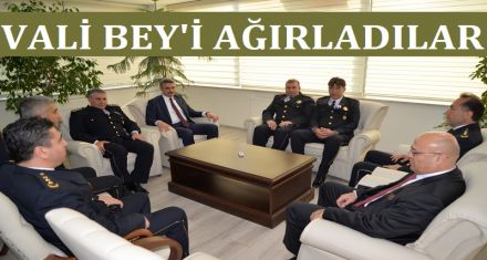 VALİ BEY'İ AĞIRLADILAR