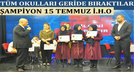 Tüm okulları geride bıraktılar 