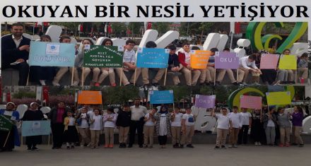 OKUYAN BİR NESİL YETİŞİYOR