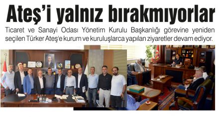 Ateş'i yalnız bırakmıyorlar 