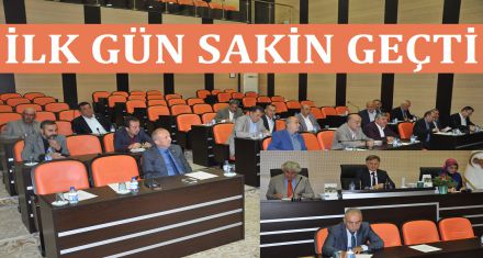 İLK GÜN SAKİN GEÇTİ 