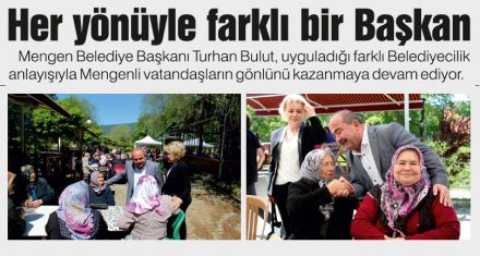 Her yönüyle farklı bir Başkan 